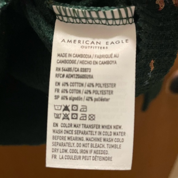 American Eagle Waffle Knit Top Size S - Picture 4 of 5